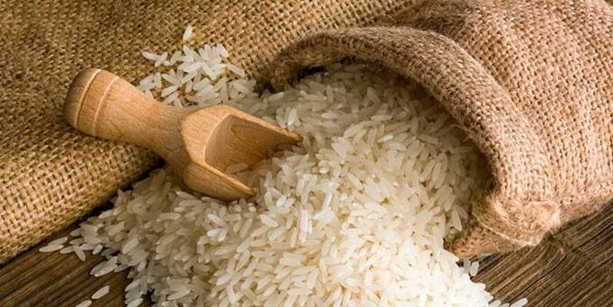 Granos de arroz para adelgazar